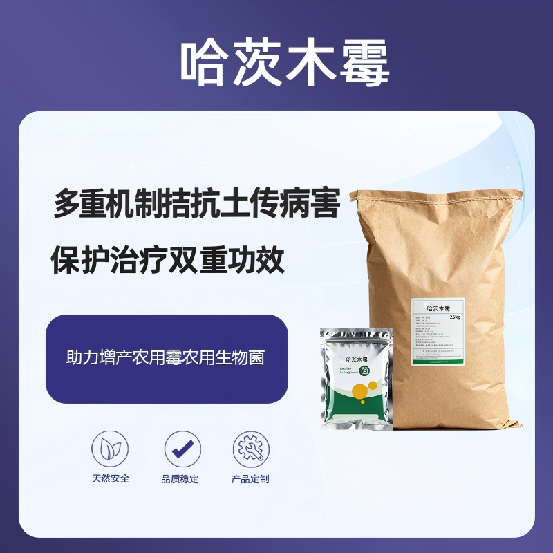 奕达酶 哈茨木霉——多重机制拮抗土传病害,保护治疗双重功效,生物防治根腐病枯萎病立枯病 细胞壁分解酵素 诱导抗性 多重机制拮抗病原菌